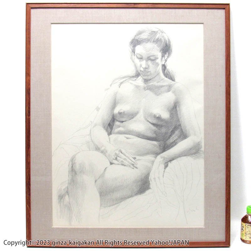 ヤフオク! 裸婦デッサン油彩 絵画の落札相場・落札価格