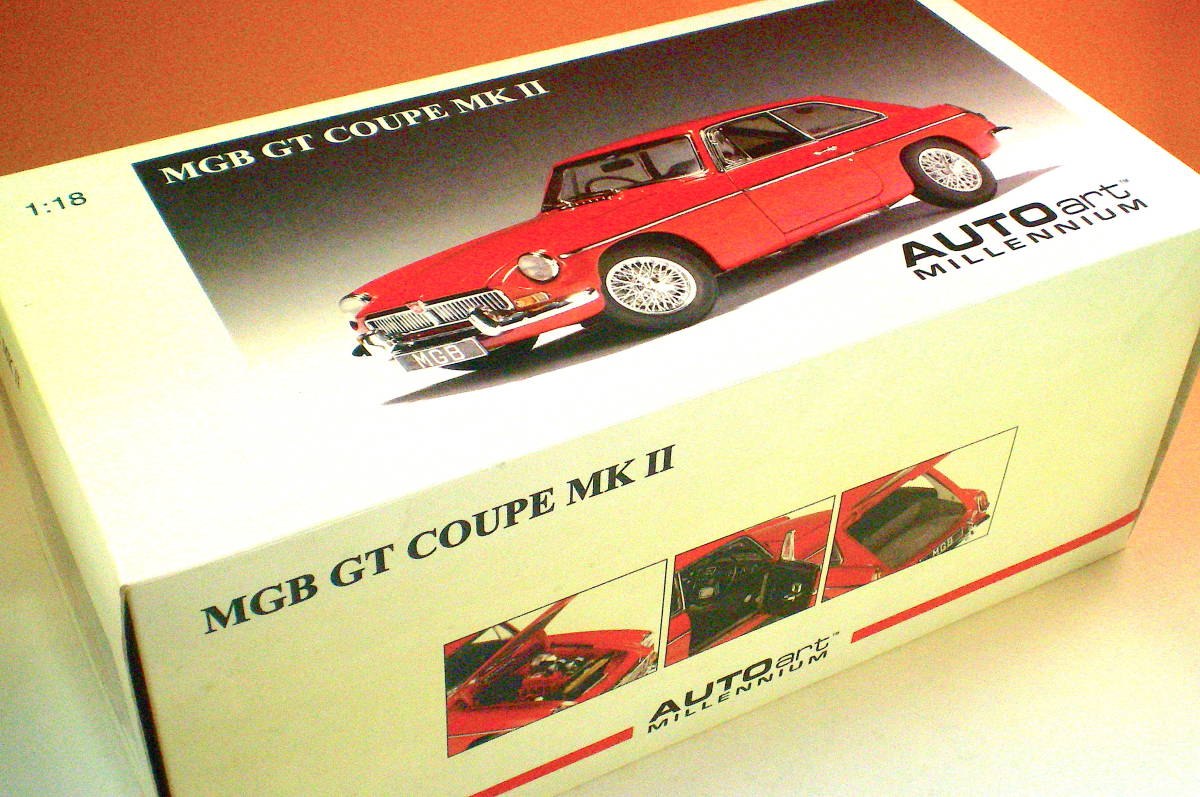 難有り AUTOart 1/18 MGB GT COUPE MK - ll 1969 オートアート Aa ゆう