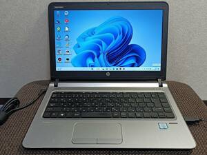 HP ProBook 430 G3 Corei3-6100U SSD128GB+HDD500GB 動作確認初期設定済み すぐ使用可能
