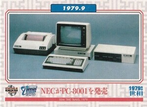 BBM 2018 タイムトラベル1979 NECのPC-8001を発売 95 1979年の世相