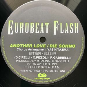 12inch EUROBEAT FLASH / ANOTHER LOVE / RIE SOHNO