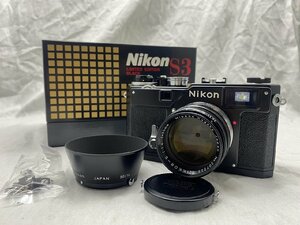 ■未使用保管品【Nikon ニコン S3 LIMITED EDITION BLACK リミテッドエディション ブラック NIKKOR-S F1.4 50mm デッドストック品】SF-1170