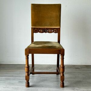 アンティーク 家具 ダイニングチェア イギリス 英国 1920年頃 オーク材 椅子 ビンテージ家具/ヴィンテージ 輸入家具 店舗什器 668B