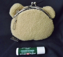 テッド ぬいぐるみ がま口 ポーチ ボールチェーン/ted コインケース テディベア 映画 クマ 熊 フェイス 顔 キーホルダー マスコット_画像2