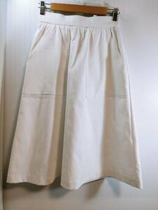 美品 ザラ ZARA スカート ホワイトカラー S 