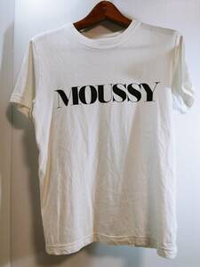 マウジー MOUSSY レディースTシャツ ホワイトカラー F