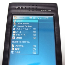 【送料無料】WILLCOM Advanced/W-ZERO3[es] WS011SH1(B) ブラウニーブラック / ウィルコム SHARP WS011SH 携帯情報端末 アドエス_画像7