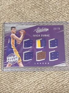 Panini NBA ABSOLUTE 2016-17 IVICA ZUBAC メモラビリア　75シリ