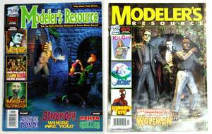 ★洋書 雑誌 モデラーズ リソース Modeler's Resource Magazine Issue 2冊 セット ガレージキット SF ホラー アメコミ 23