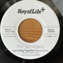 国内盤　7“ RM Jazz Legacy / Come With Me / Let's Stay Together KOL-011_画像3