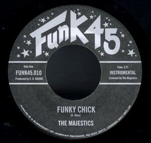 2003年 UK7インチ！The Majestics / Funky Chick , Coming On【Funk45 / FUNK45.010】マジェスティックス ディープ・ファンク ソウル
