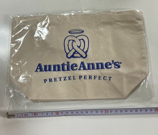 アンティアンズ AuntieAnne`s プレッツェル ショップ トート バッグ 未開封ランチバッグ アンティーアンズ