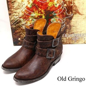 【新品 未使用】 Old Gringo オールドグリンゴ RAMICO6 ベルテッド レザー ショート ブーツ Sz.8　メンズ　G3G00075_3#U