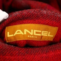 LANCEL ランセル 秋冬 2way リバーシブル★ ボーダー ウール & コットン ジャケット ジャンパー Sz.M　メンズ 日本製　G2T04264_C#N_画像5