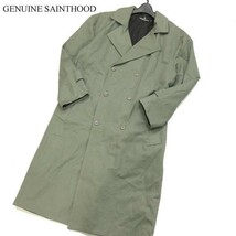 18AW★ SAINTPAIN セイントペイン GENUINE SAINTHOOD 通年 コットン ロング トレンチ コート Sz.M　メンズ　G3T00154_1#O_画像1