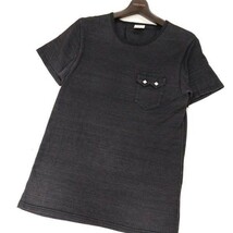 THE WYLER CLOTHING ザ ワイラークロージング 【ALINAS CUTSEW】半袖 ポケット Tシャツ カットソー Sz.38　メンズ 日本製　G3T01368_4#D_画像1