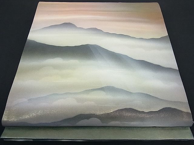 平和屋着物□六通太鼓柄袋帯遠山霞文引箔金彩逸品ha3815 | JChere雅虎