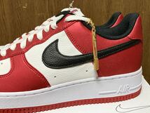 22年製 NIKE AIR FORCE 1 BY YOU ANNIVERSARY ナイキ エアフォース AF1【DQ8124-991】CHICAGO シカゴ マット メタリック レザー US9_画像5