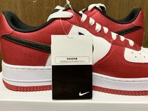 22年製 NIKE AIR FORCE 1 BY YOU ANNIVERSARY ナイキ エアフォース AF1【DQ8124-991】CHICAGO シカゴ マット メタリック レザー US9_画像9