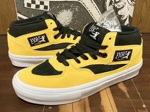 VANS SKATE BOARDING HALF CAB BRUCE LEE バンズ ヴァンズ スケート ハーフキャブ ブルースリー スエード SUEDE 李小龍 李振藩 黄 US8.5