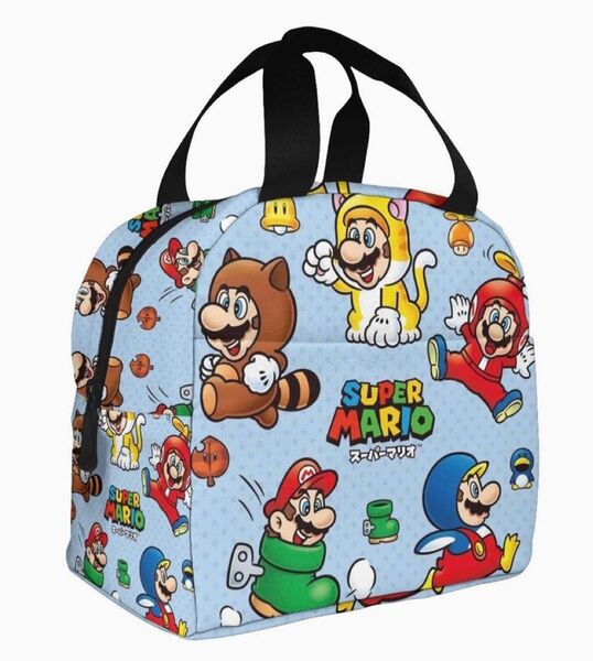 スーパーマリオ ランチバッグ 弁当袋 クーラーバッグ 保冷