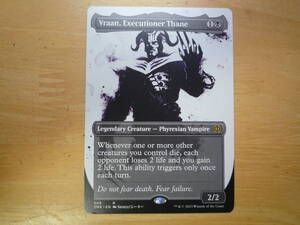 MTG　ONE　処刑者の族長、ヴラーン/Vraan, Executioner Thane　英語　拡張　1枚