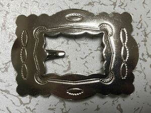  dead stock 40~50s NORTH&JUDD buckle 30s 40s 50s Vintage belt rockabilly Western Navajo Wolf`s head WARP&WOOF