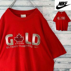 《海外規格》NIKE 2010 バンクーバーオリンピック カナダ代表 TEE 半袖Tシャツ ビンテージ