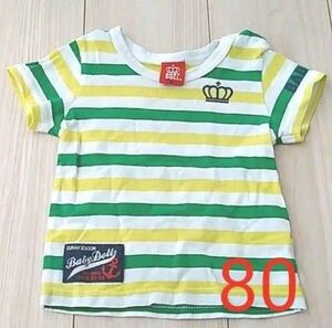 ☆　BABY DOLL(ベビードール) ボーダーTシャツ　80サイズ　 半袖Tシャツ　 ボーダーTシャツ