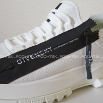 GIVENCHY ジバンシィ 2021 SPECTRE RUNNER ZIP SNEAKERカーフレザー アドレス ロゴ ジップ ランナー ローカット スニーカー シューズ37_画像3