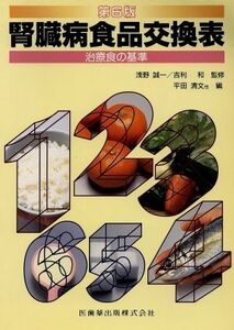 腎臓病食品交換表 治療食の基準／平田清文(編者)
