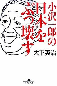 小沢一郎の日本をぶっ壊す 幻冬舎文庫／大下英治【著】