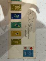 1964年　東京オリンピック　切手　ドイツ民主共和国のごあいさつ　限定　記念　レア　昭和レトロ_画像4