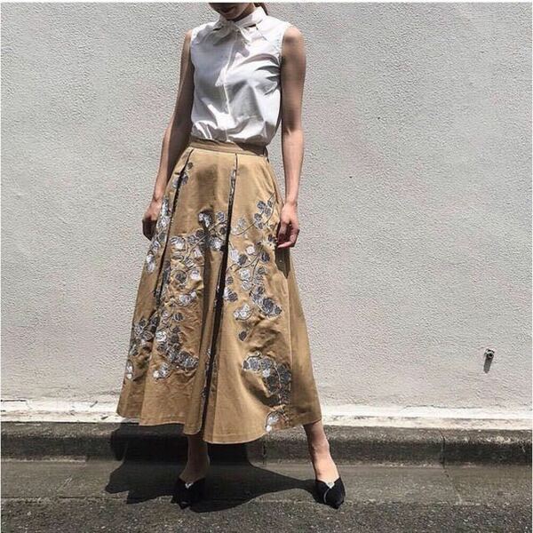 未使用 Ameri vintage アメリ LILY BELL SKIRT スズラン すずらん 鈴蘭