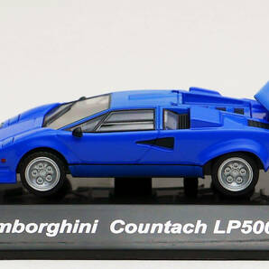 1/64 CM'S ランボルギーニ カウンタックLP500S 青 ライト閉 ランボルギーニ1-Aの画像2