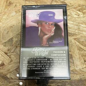 シ HIPHOP,R&B BETTY WRIGHT - PASSION & COMPASSION アルバム TAPE 中古品