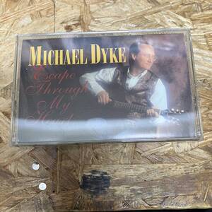 シ ROCK,POPS MICHAEL DYKE - ESCAPE THROUGH MY HEART アルバム! TAPE 中古品