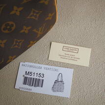 美品★ ルイヴィトン LOUIS VUITTON モノグラム バティニョール ヴェルティカル M51153 トートバッグ ワンショルダー A4 ブランド_画像10