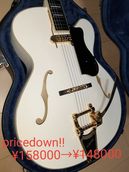 GUILD/A-150 Sa GRETSCH　White Falcontype