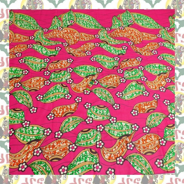 【SALE/270cm x 110cm/3ヤード】アフリカンプリント生地 barg-o05 アフリカ布 アフリカ生地 ゴールドプリント アンカラ キテンゲ パーニュ