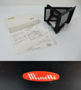 【minette】 マイネッテ ビデオ プリント用 ８mm アダプター 詳細不明 中古品 JUNK！ 現状渡し 一切返品不可で！