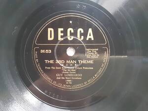 SPレコード THE 3RD MAN THEME /CAFE MOZART WALTZ DECCA レア