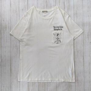 WACKO MARIA/ワコマリア/蜘蛛の巣×ガールプリントポケットTシャツ/背面アーチ英字ロゴ/SIZE L