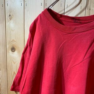 【KY582】US古着 半袖Tシャツ レッド メンズ ポス