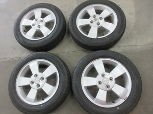 HR82S シボレー クルーズ 純正 アルミ 15インチ 15X4.5J +45・2022年製 165/65R15 ダンロップ ENASAVE EC204 タイヤ付 4本