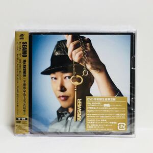 t1/在庫整理品!未開封!新品! /SEAMO /My ANSWER /不景気なんてぶっとばせ!! /初回限定盤 CD+DVD /ゆうメール送料180円