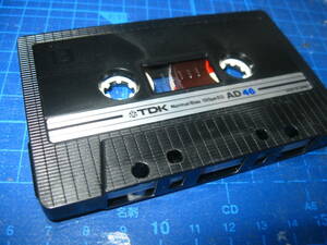 7使用済み　中古　 カセットテープ　TDK　AD46　Type1　ノーマル　46分 　1本　爪あり　No.1219