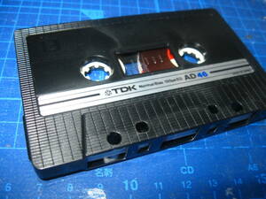 7 used . used cassette tape TDK AD46 Type1 normal 46 minute 1 pcs nail none No.1220