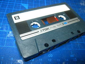 7使用済み　中古　 カセットテープ　TDK　D46　Type1　ノーマル　46分 　1本　爪あり　No.1218