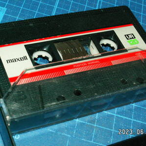 7使用済み 中古  カセットテープ 日立Maxell UR120 Type1 ノーマル 120分 1本 爪あり No.1317の画像1